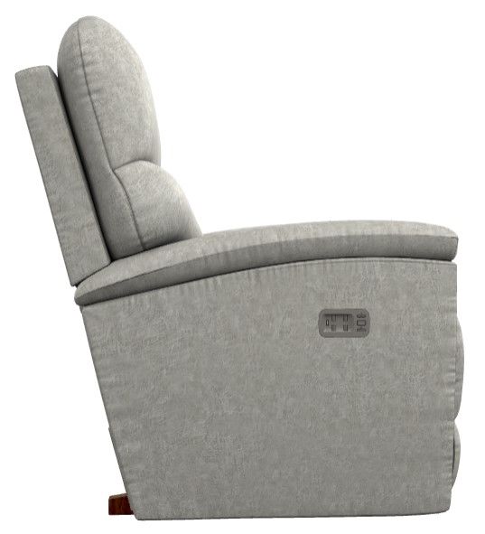 La-Z-Boy® Trouper Dove Power Rocking Recliner with Headrest and Lumbar-2