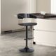 Armen Living Larisa Black Adjustable Height Stool-1