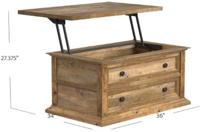 Null Furniture Hayden Valley Sandstone Lift-Top Cocktail Motion Table-2