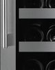 WineCell'R Diamond 15" Stainless Steel Single Zone Built-In Wine Cooler-2