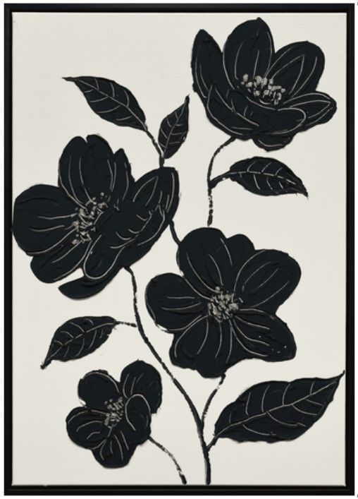 Classy Living Definitive Nocturnal Blooms II Wall Art-0