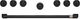 Café™ 36" Flat Black Pro Range Handle and Knob Kit-0