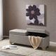 Olliix by Madison Park Grey Multi Ashcroft Storage Bench-3