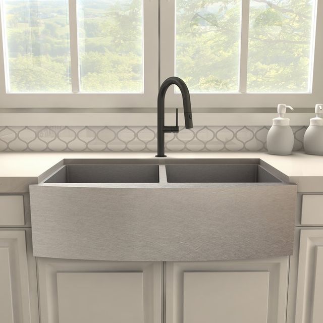 ZLINE Autograph Edition Matte Black Voltaire Pull Down Single Handle Kitchen Faucet-3
