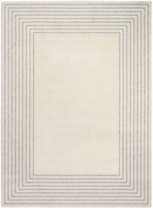 Nourison Home™ Ivory Hues Ivory Gray 5'x7' Style 2 Area Rug-0