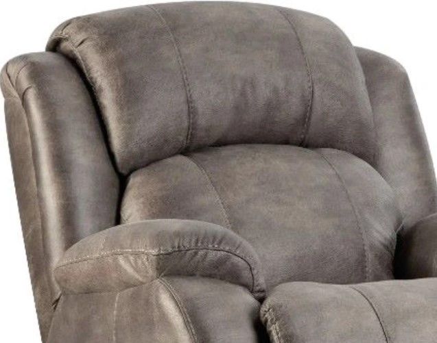 HomeStretch Denali Gray Scoop Seat Manual Rocker Recliner-1