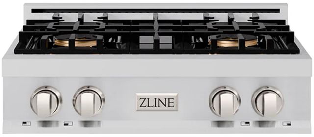 ZLINE DuoPro™ Classic 30" Stainless Steel Gas Rangetop with 4 Burner Cooktop-0