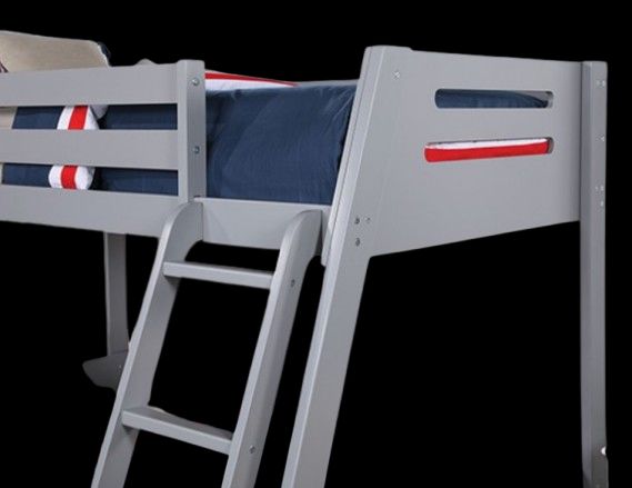 Furniture of America® Emilee Gray Twin/Full Bunk Bed-1