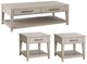 Liberty Furniture New Haven 3-Piece Sanctuary White Occasional Table Set-0