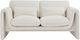 Meridian Furniture Stylus Cream Boucle Fabric Loveseat-1