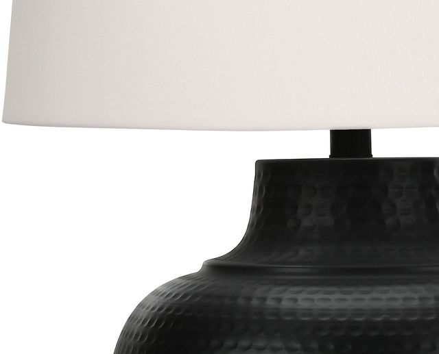 Monarch Specialties Inc. 26"H Black Metal Table Lamp-2