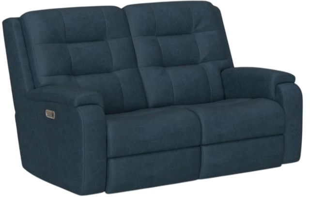 Flexsteel® Customizable 60" Arlo Power Reclining Loveseat with Power Headrests and Lumbar-2