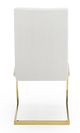 VIG Furniture Modrest Batavia 2-Piece Gold/White Dining Chair Set-3