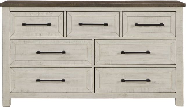Benchcraft® Brewgan Two-Tone Dresser and Mirror-1