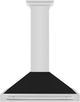 ZLINE 36" Black Matte Wall Mounted Range Hood-0