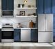 LG 4 Piece Kitchen Package with a 27 cu. ft. Counter-Depth MAX French Door Refrigerator with Internal Water Dispenser-0