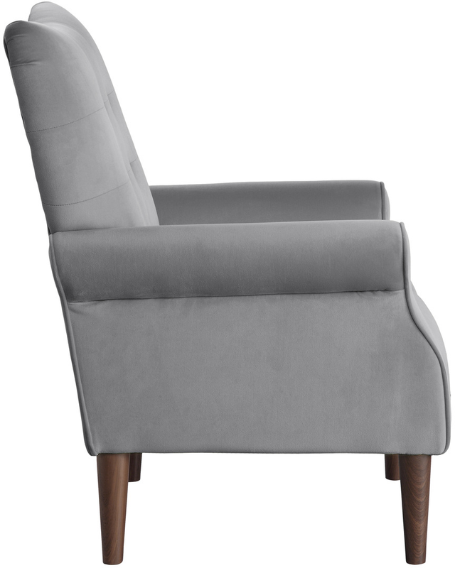 Mazin Furniture Kyrie Gray Upholstered Accent Chair-2