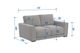 iAmerica Woodland Thunder Grey Loveseat-1