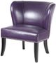 Olliix by Madison Park Purple Hilton Armless Accent Chair-0
