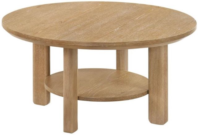 Coaster® Ottowa 3-Piece Washed Oak Coffee Table Set-1