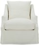 Rowe® Customizable Kara Slipcovered Swivel Glider Chair-1
