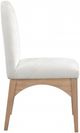 Meridian Furniture Waldorf Cream/Natural Chenille Upholstered Dining Chair-3