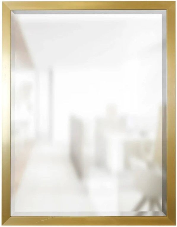 Stylecraft Gold Beveled Framed Wall Mirror-0