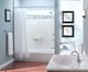 Moen® Brushed Nickel 8" Grab Bar with Paper Holder-3