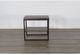 Sunny Designs™ Tyler French Brown Chairside Table with Black Metal Frame-4