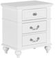 Elements International Alana 4-Piece White Youth Twin Platform Bedroom Set-4