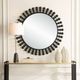 Uttermost® Aziel Satin Black Round Mirror-1