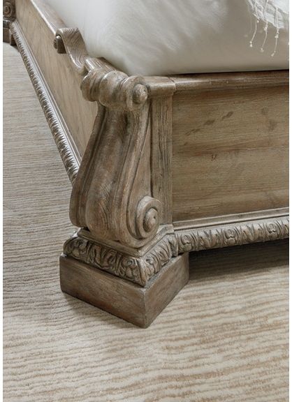 Hooker® Furniture Castella Antique Slate King Panel Bed-3