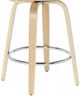 Armen Living Daxton 3-Piece Oak/Vintage Taupe Counter Stool Set-4