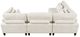 Homelegance® Robstown 4-Piece Beige Modular Sectional-4