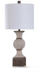 StyleCraft Kirkby Beige/White Table Lamp-0