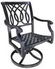 CabanaCoast® Customizable Bloom Aluminum Outdoor Swivel Rocker-0