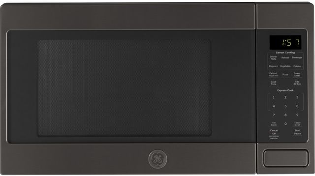 GE® 1.6 Cu. Ft. Black Stainless Steel Countertop Microwave-0