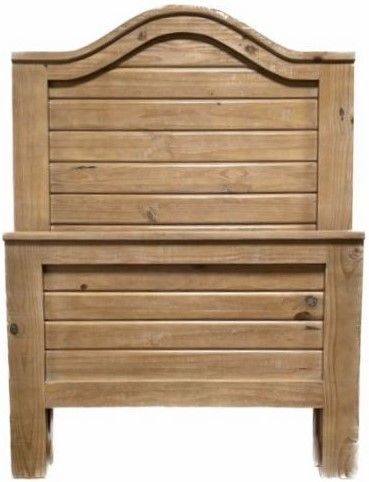 Million Dollar Rustic Ranch 4-Piece Native Pine Full Panel Bed Set-1