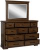 Signature Design by Ashley® Taffenbrook Medium Brown Dresser and Mirror-2