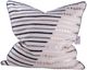 A & B Home Blue/Cream/Gold Throw Pillow-0