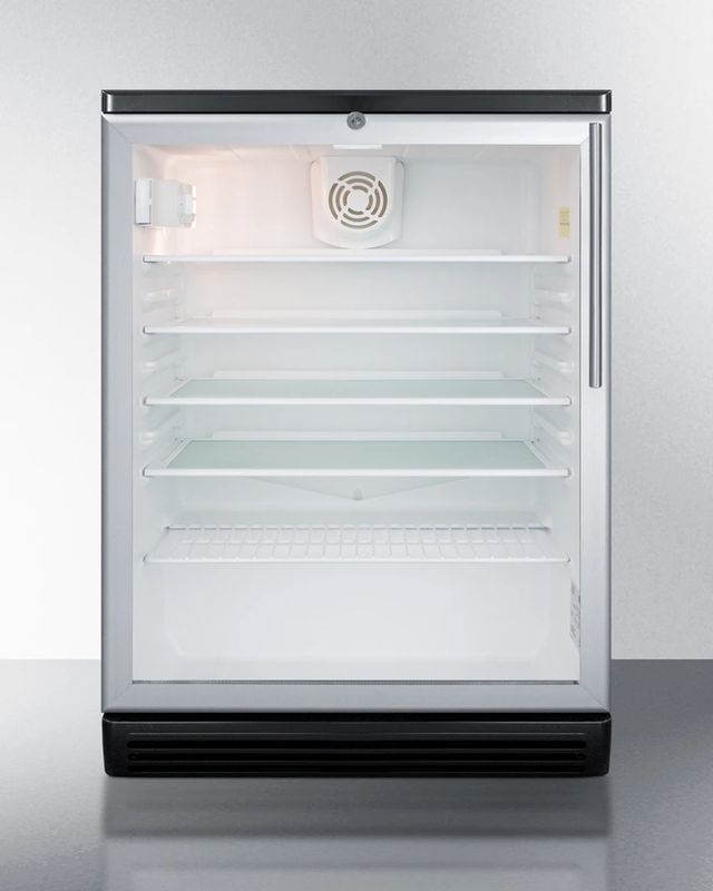 Summit® Commercial Series 5.5 Cu. Ft. Stainless Steel Beverage Center-0