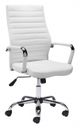Zuo® Primero White Office Chair-0