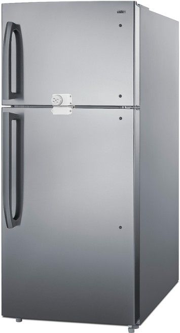 Summit® 30” 20.5 Cu. Ft. Stainless Steel Top Freezer Refrigerator-2