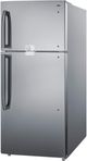 Summit® 30” 20.5 Cu. Ft. Stainless Steel Top Freezer Refrigerator-2