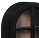 Elements International Taurus Flat Black Bookcase-1