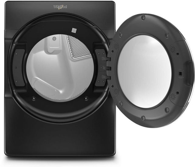 Whirlpool® 7.4 Cu. Ft. Black Shadow Front Load Electric Dryer-1