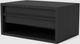EQ3 Marcel Black Oak Open Shelf Floating Nightstand-2