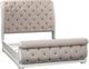 Liberty Furniture Magnolia Manor 4-Piece Antique White/Gray/Weathered Bark King Sleigh Bedroom Set-2