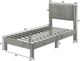 Crown Mark Lucia Light Gray Twin Platform Bed-2