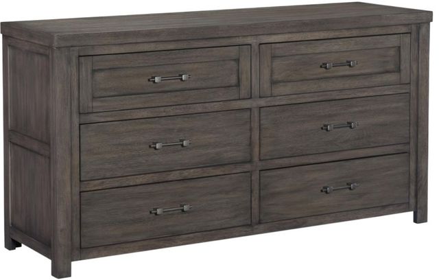 Legacy Kids Teen Bunkhouse Aged Barnwood 6-Drawer Dresser-0